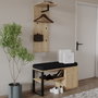 Hanah Home Lion - Sapphire Oak Set de Soporte para Pasillo